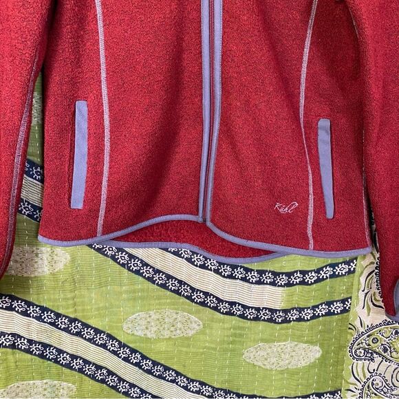 Kuhl Maroon Alfpcaca Fleece Jacket Size Medium - Picture 6 of 15